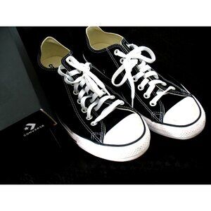 Converse Chuck Taylor All Star Low Black, Men's 10-Women's 12, Style 9A 2212M88